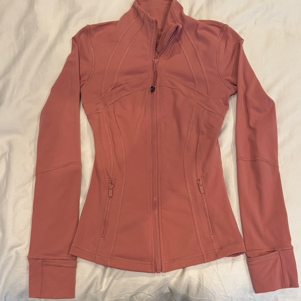 Lululemon Define Jacket Coral/Clay Pink (discontinued color)